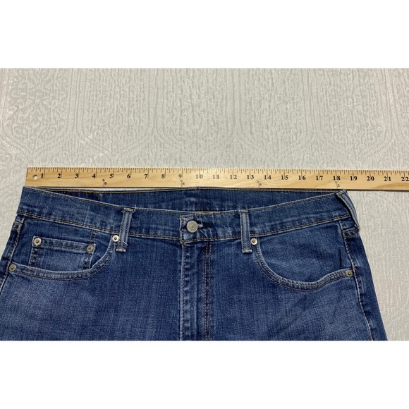 Levi's 559 Relaxed Straight Leg Jeans Men's‎ 36×32 Medium Wash Denim Whiskers - Picture 5 of 9